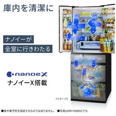 パナソニック Panasonic 冷蔵庫 6ドア HXタイプ 525L 幅65.0cm 525L