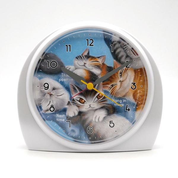 目覚まし時計 なまけものの木 わちふぃーど ダヤン ネコグッズ : わち