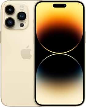 Apple iPhone 14 Pro Max, 256GB, Gold - Unlocked (Renewed) : Amazon