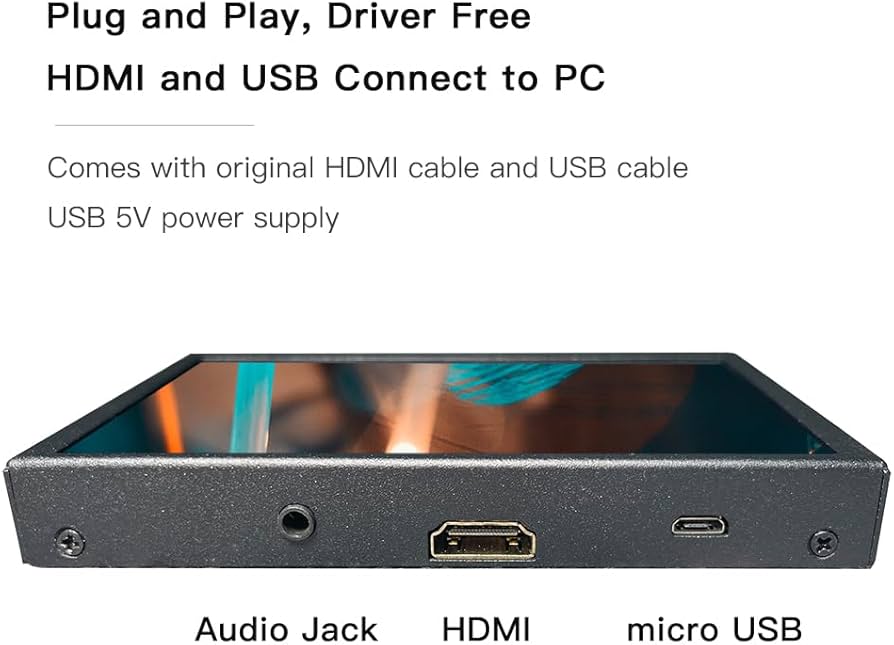 Amazon.com: LESOWN Mini Monitor HDMI 5 inch IPS Small Screen