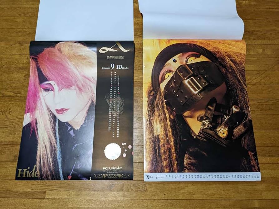 Amazon.co.jp: ・X(XJAPAN) 1991＆1992オフィシャルカレンダー hide