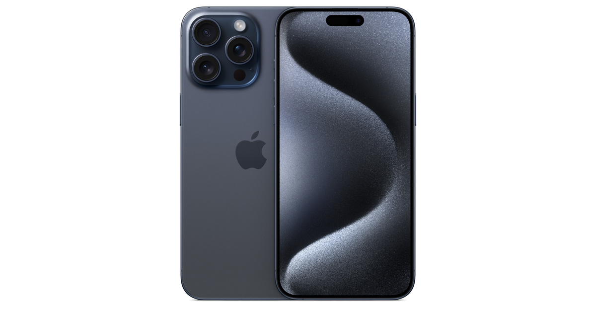 iPhone 15 Pro Max 256GB - ブルーチタニウム（SIMフリー）[整備済製品