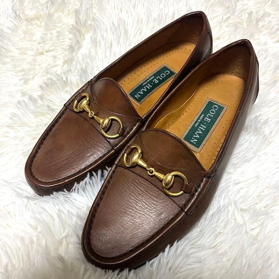 【美品】COLEHAAN コールハーン ビットローファー イタリア製　7W モダンエッセンシャル ビット ローファー mens. 33000 | COLE_HAAN