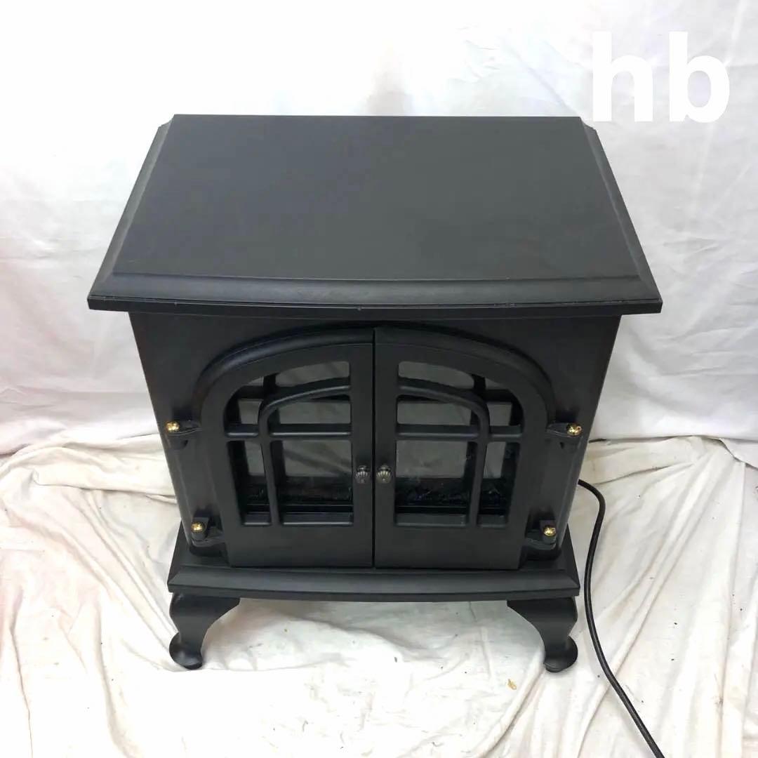 【人気の暖炉型】山善 クラシックデザインファンヒーター ブラック YAMAZEN max