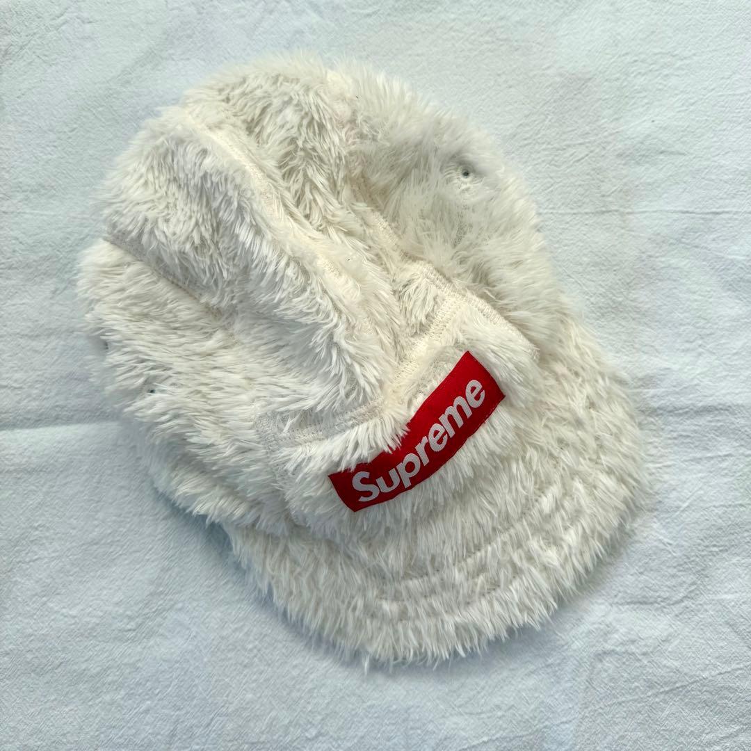 Supreme Faux Fur Camp Cap \"White\" 新品