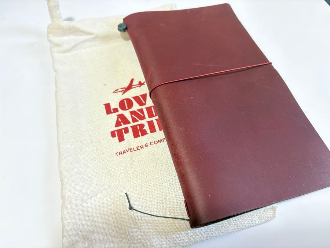 トラベラーズノート　レッド　LOVE&TRIP カバーのみ トラベラーズノート レッド LOVE&TRIP カバー - メルカリ