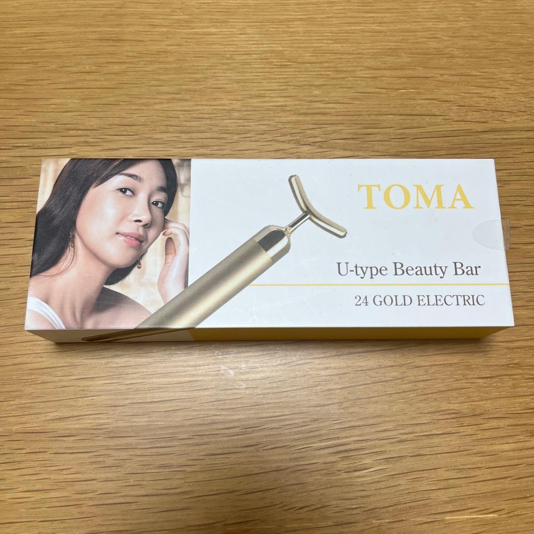 TOMA U-type Beauty Bar 24金 美顔器 TOMA U型美容棒 美顔器 ゲルマニウム加工【日本全国 送料無料】 日王