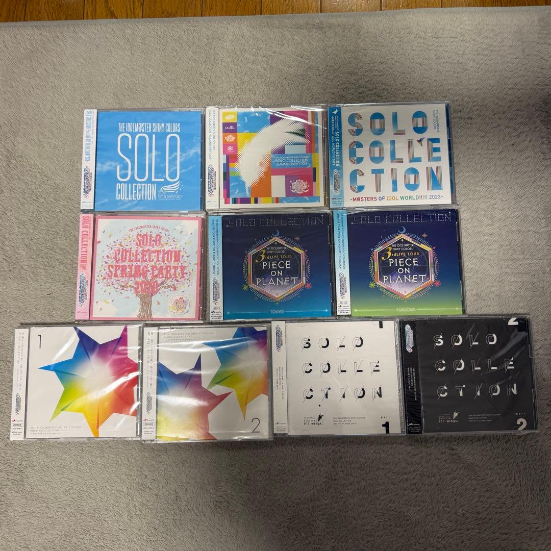 THE IDOLM@STER SHINY COLORS ソロコレ10枚セット THE IDOLM@STER SHINY COLORS SOLO COLLECTION -M@STERS OF IDOL WORLD