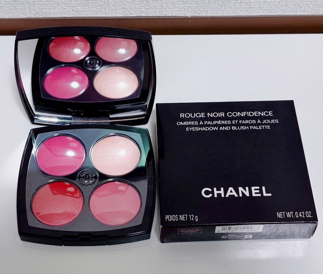 CHANEL　ルージュヌワールコンフィダンス ルージュ ヌワール コンフィダンス アイ＆チークカラー パレット