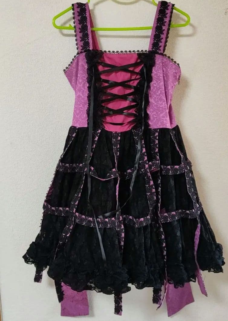h.Naoto 鳥籠ワンピース　Bird Cage Dress h.NAOTO 》 Rose Bird Cage Dress【XL Size】 SKU:CN