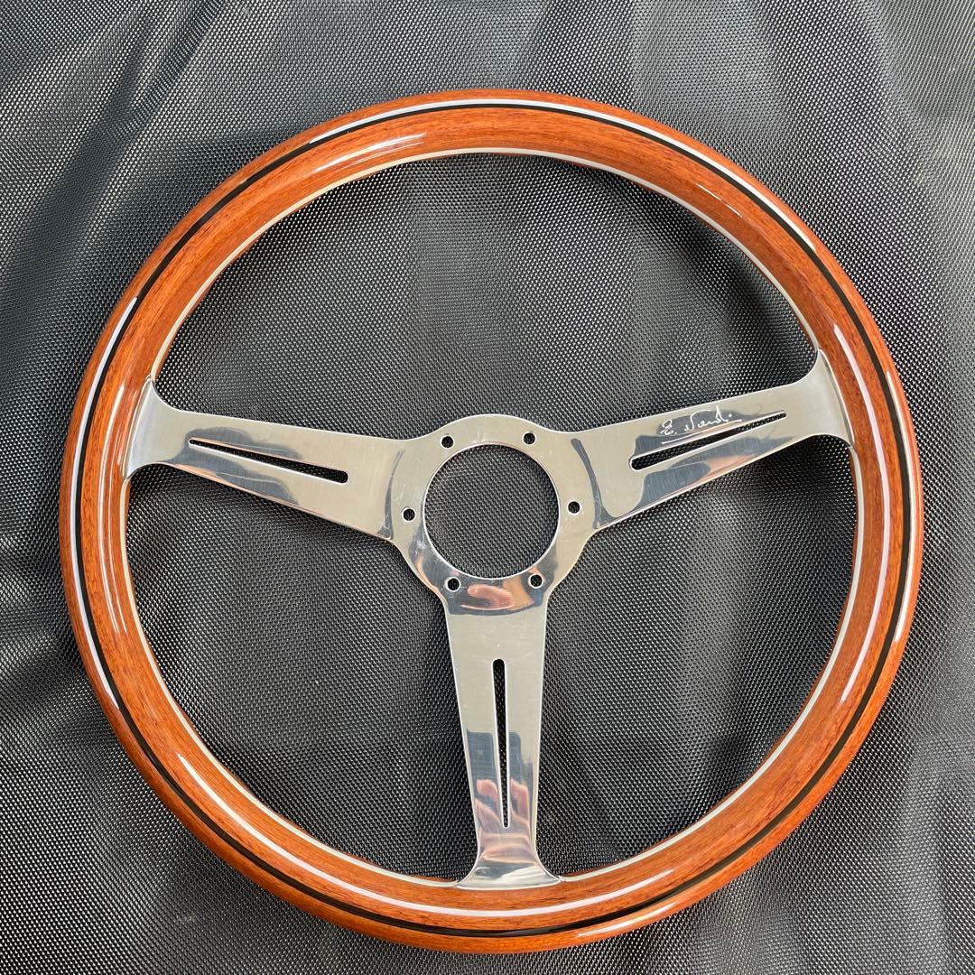 CLASSIC ウッド/ポリッシュスポーク（36中） N120 NARDI ナルディ Classic N120 ウッド＆ポリッシュスポーク 360mm