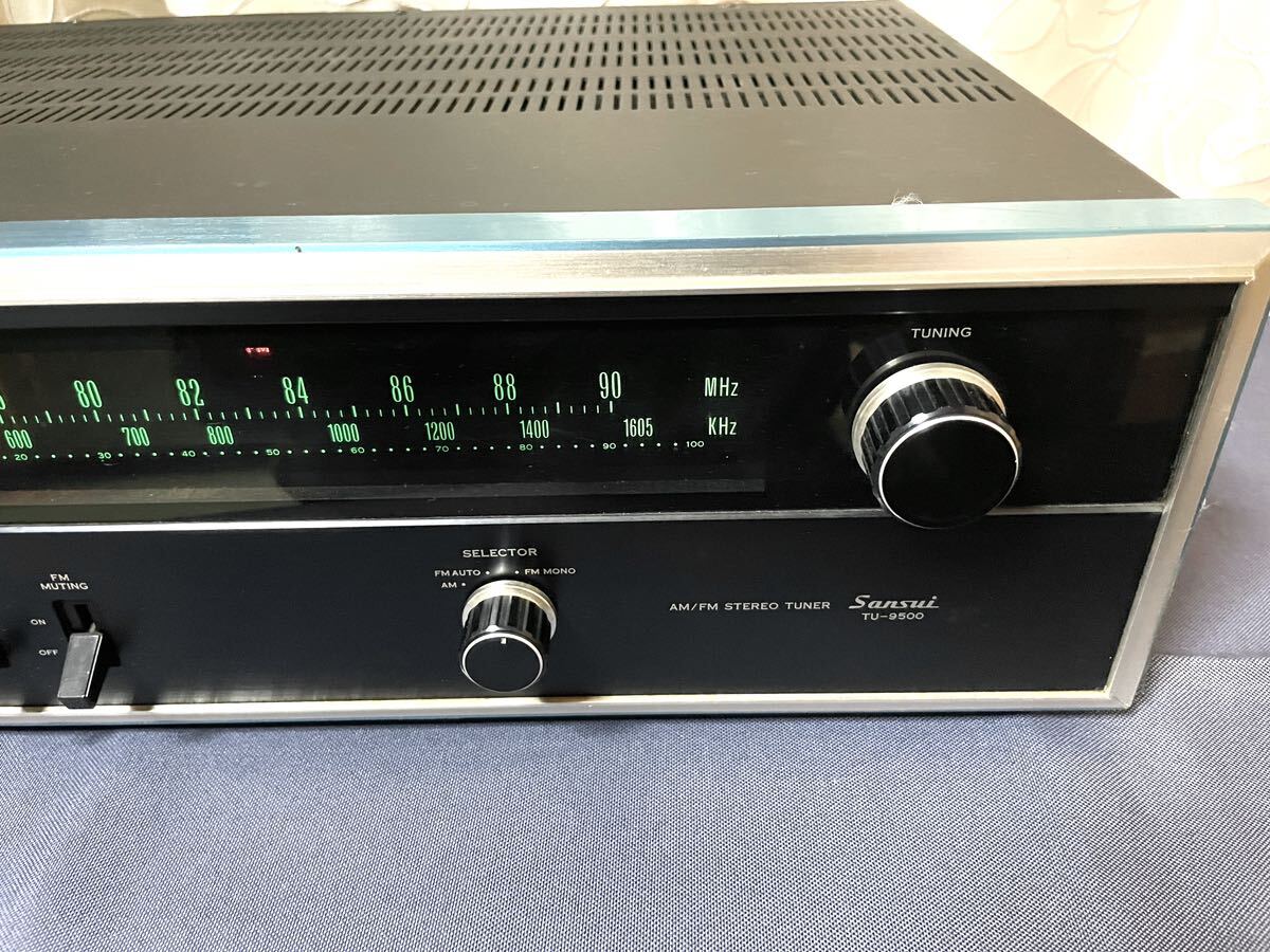 希少•動作品】Sansui TU-9500 ステレオチューナー 【公式通販】