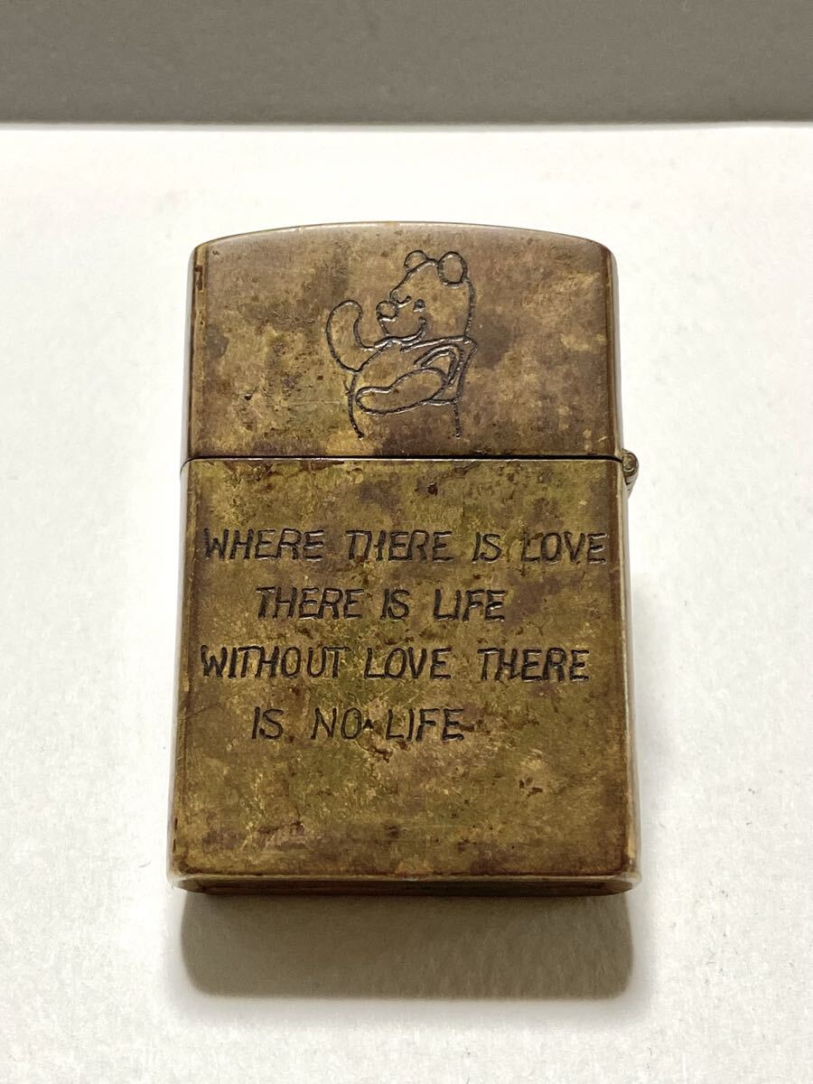 超貴重！1968年製 ベトナム ZIPPO！ミッキーマウスとプーさんの両面柄