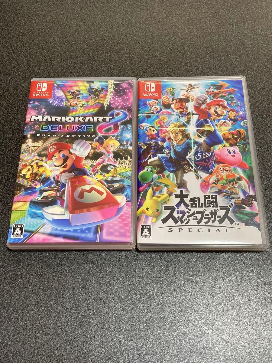 Switchソフトセット売り マリオカート8 大乱闘スマッシュブラザーズ