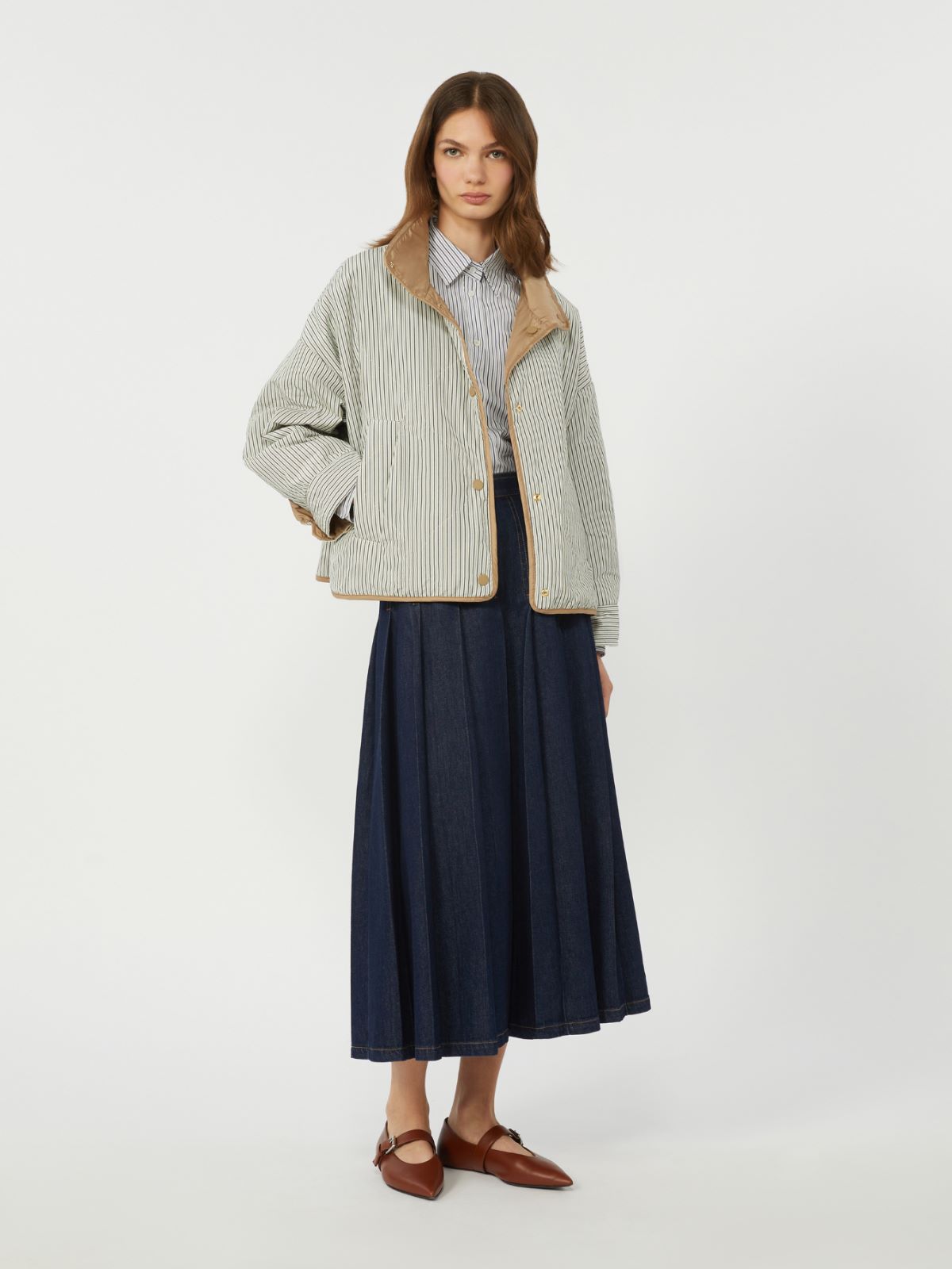 ズマルト] リバーシブル パデッド ジャケット, hazelnut brown | Max Mara
