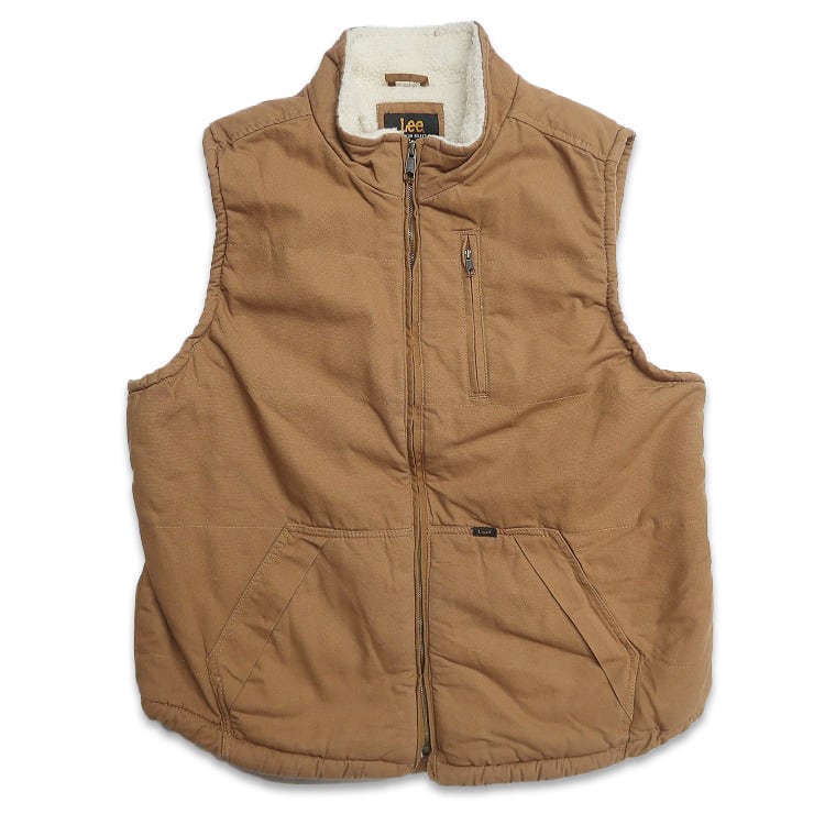 古着 Lee リー ダックベスト 裏ボア 表記：M gd404631n w50214 | 古着