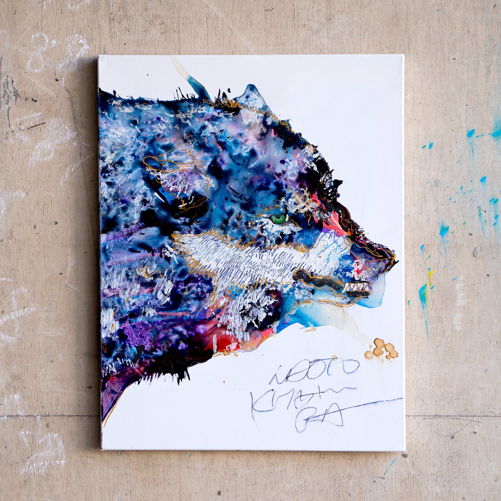 原画 F6「26889 不満に耐える力が弱く ウマ」 | NAOTO KITAMURA ONLINE