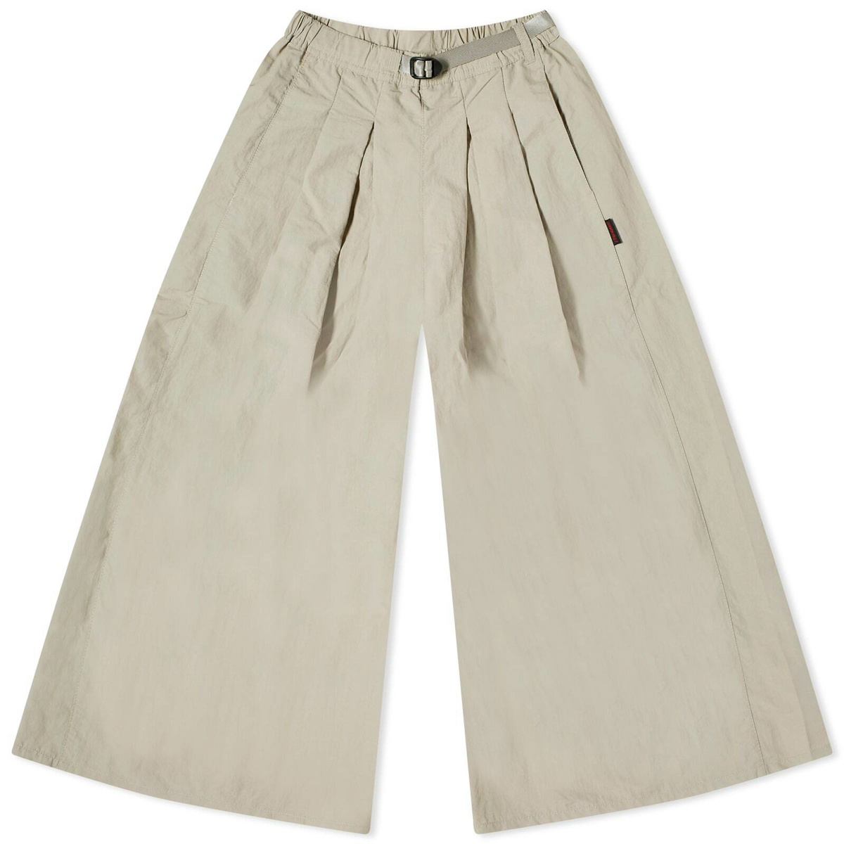 Gramicci Women's Nylon Flare Pant in Sand Gramicci